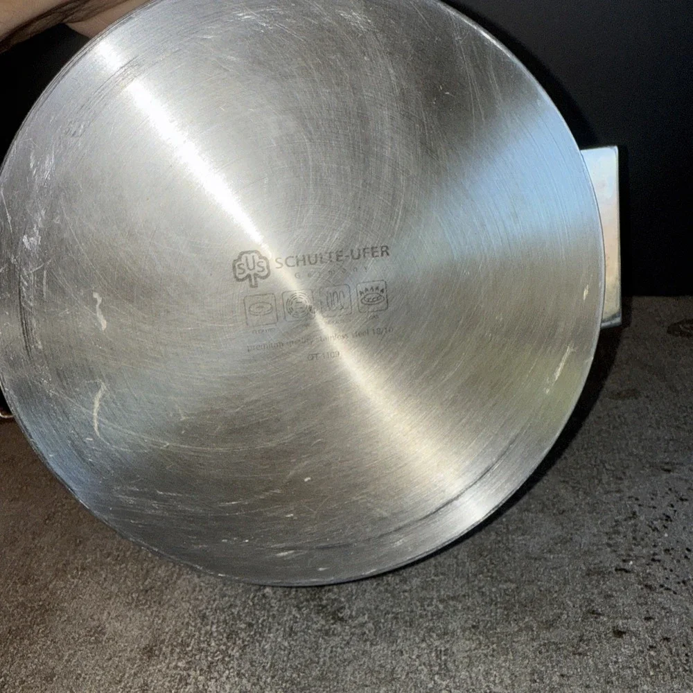 Schulte-Ufer 1.5 qt Saucepan Pot  Stainless Steel With Lid Double Handles Heavy